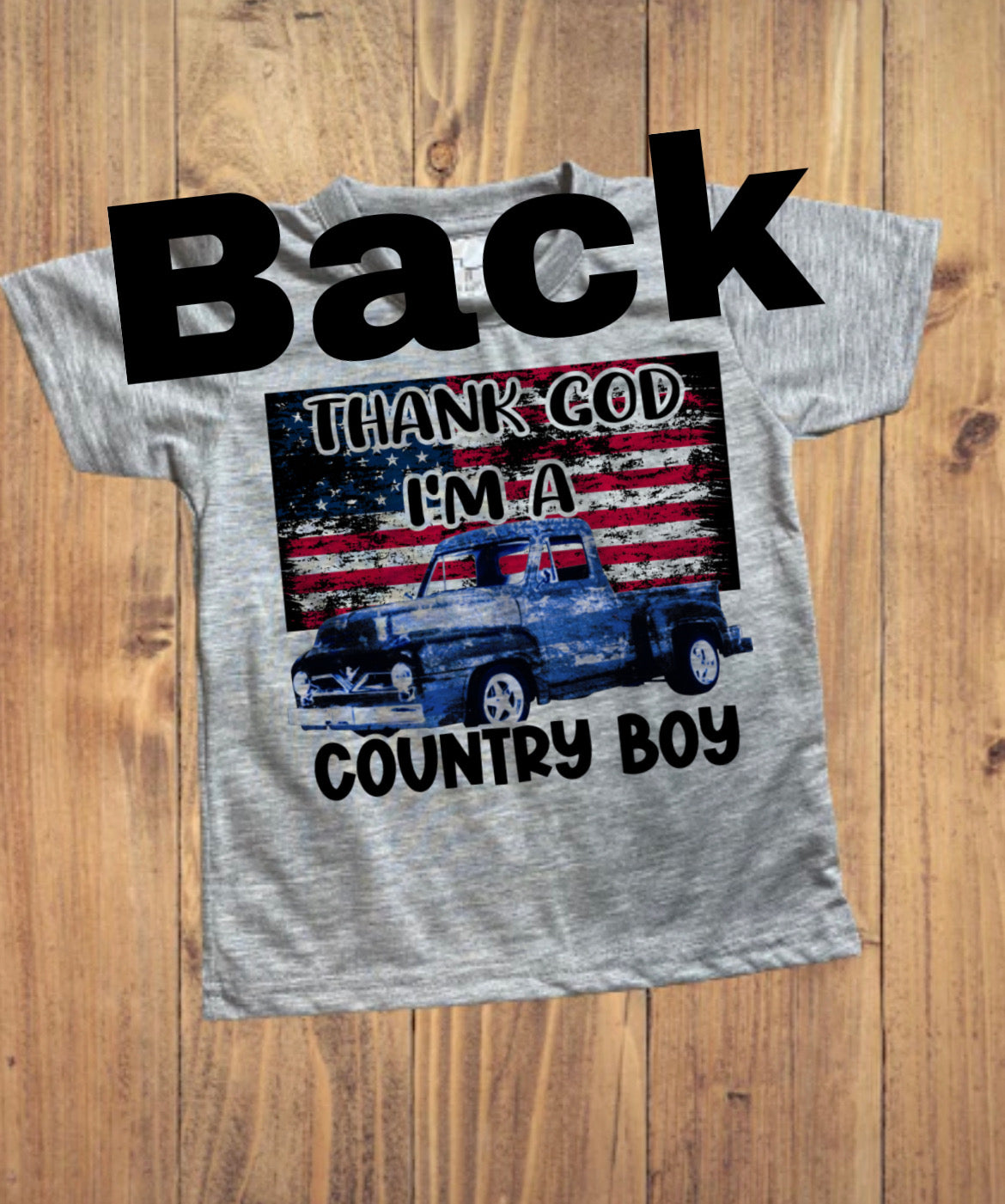 Thank God I’m a country boy( ash gray)