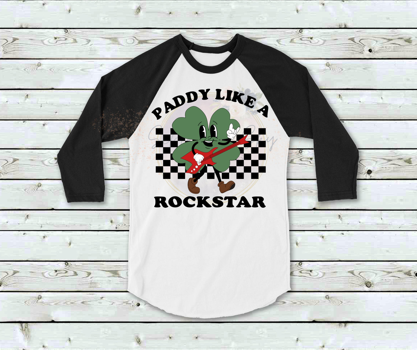 Paddy like a rockstar raglan