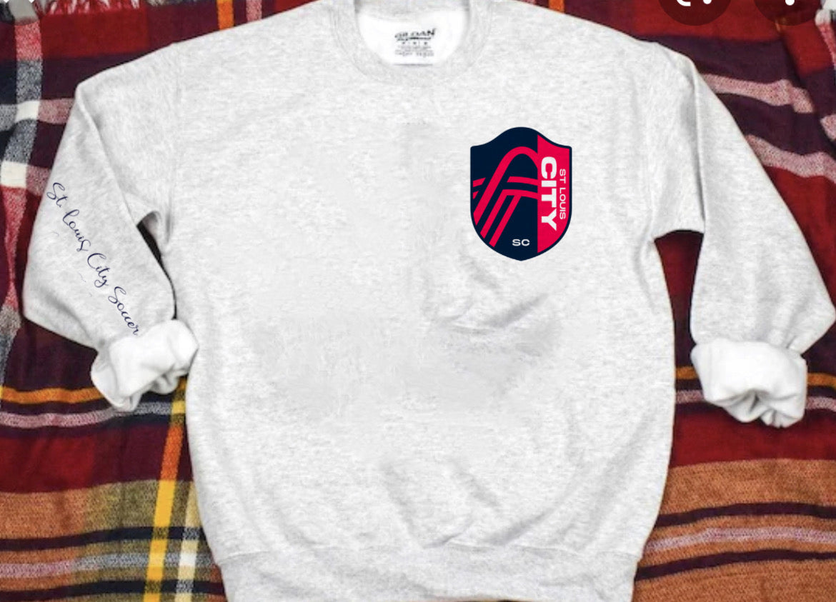 STL CITY Small Pocket Image (script writing on sleeve)