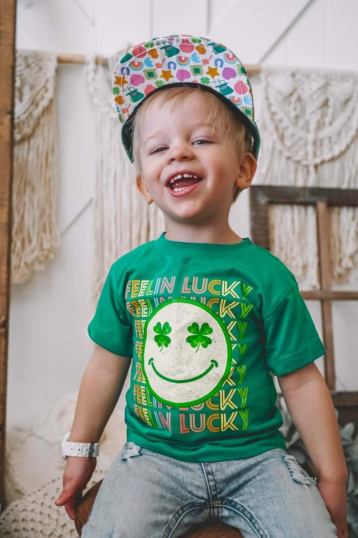 Feelin lucky ( green tee)