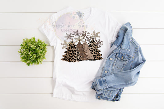 Leopard Christmas trees