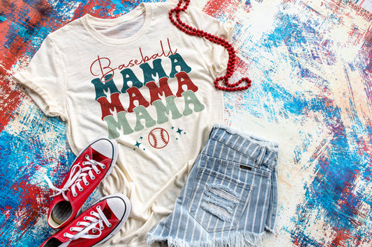 Baseball Mama stacked