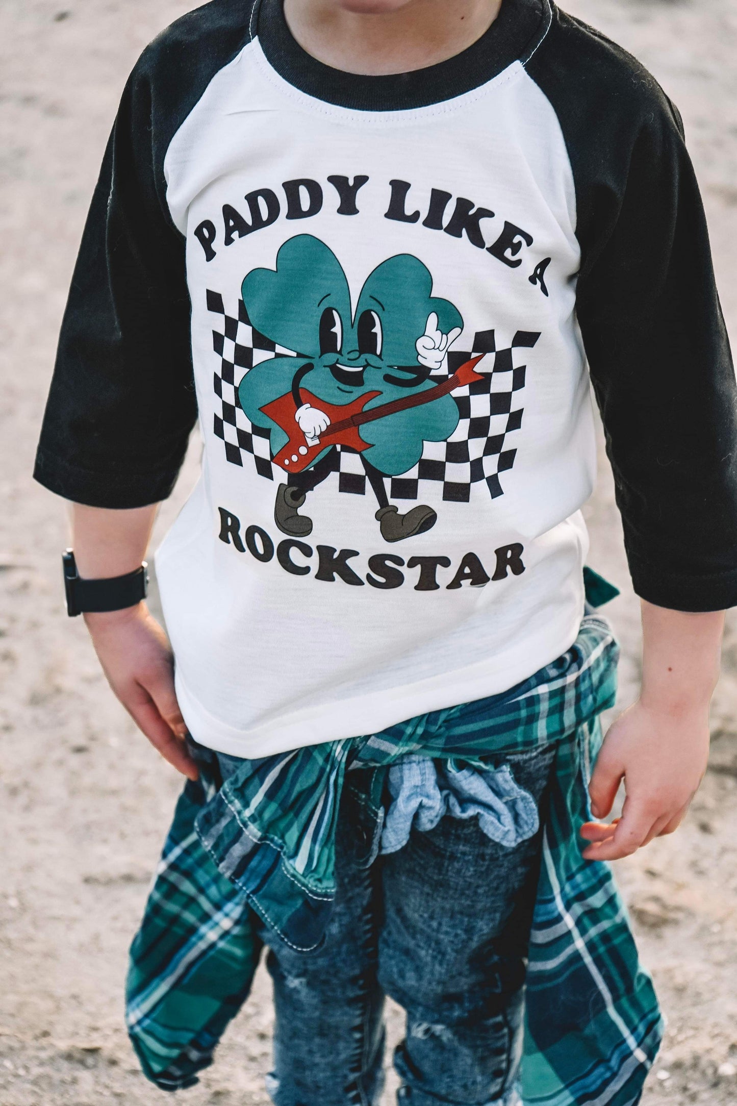Paddy like a rockstar raglan