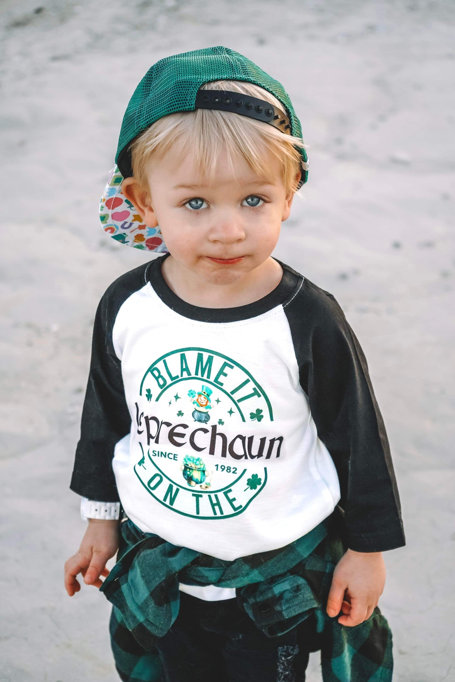 Blame it on the leprechaun (raglan)