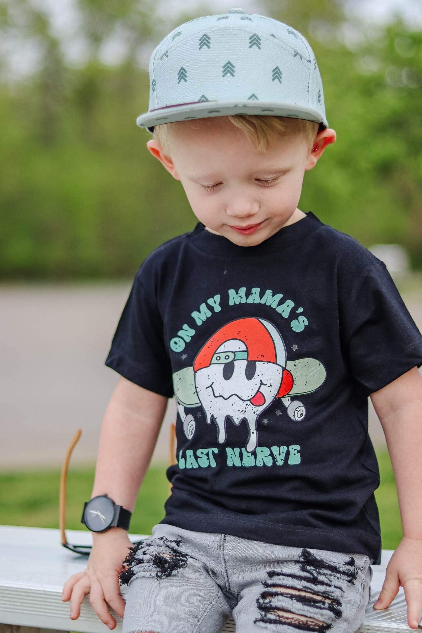 On my mamas last nerve ( black and color)