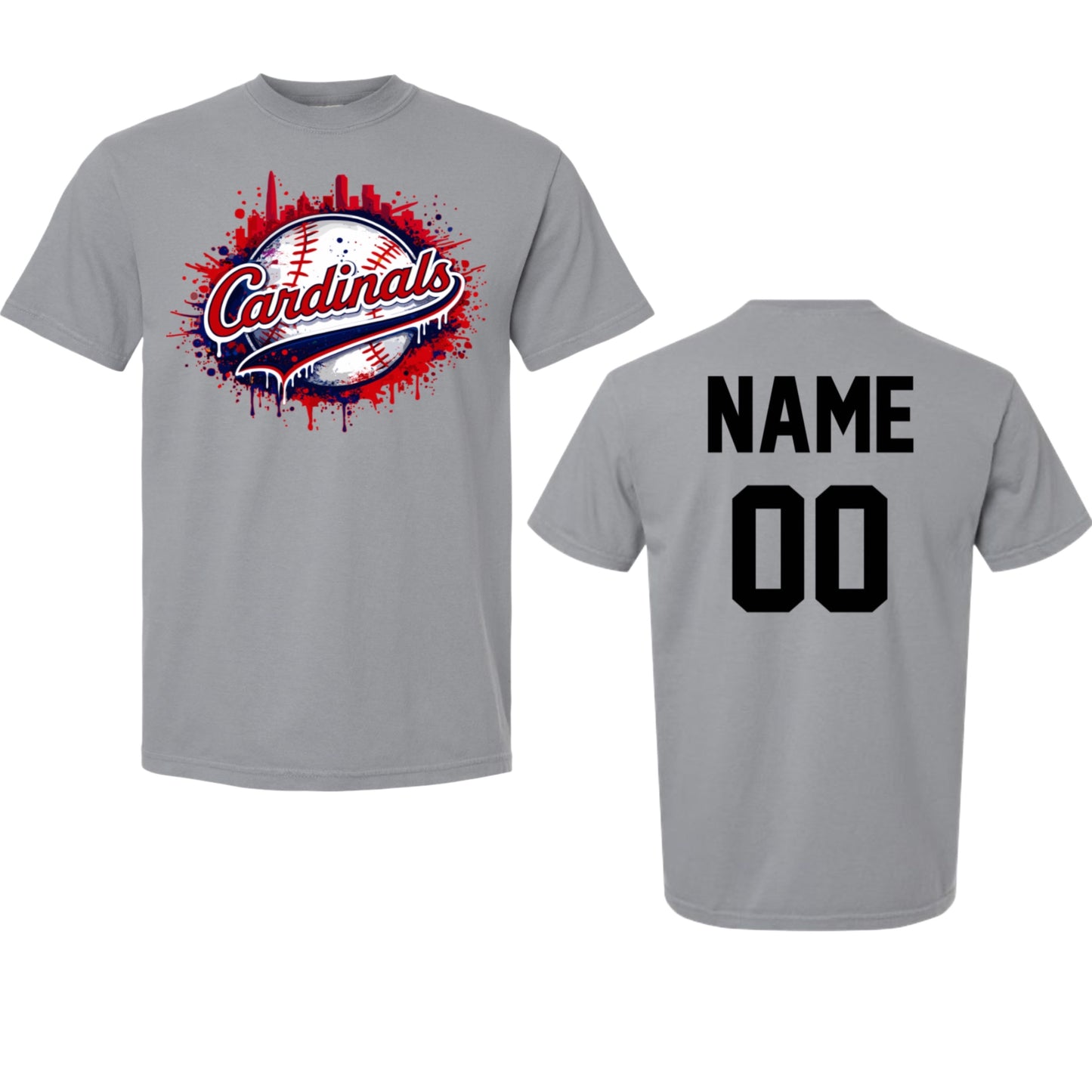Cardinals baseball with name