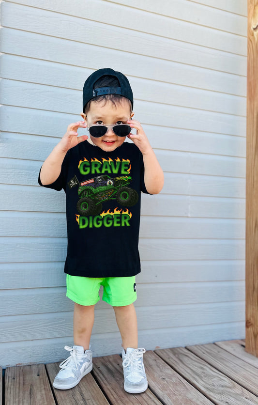 Monster truck grave digger