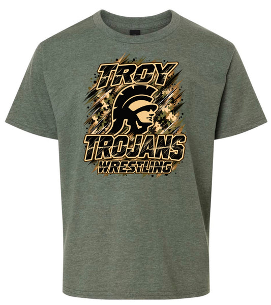 Troy Trojans wrestling camo