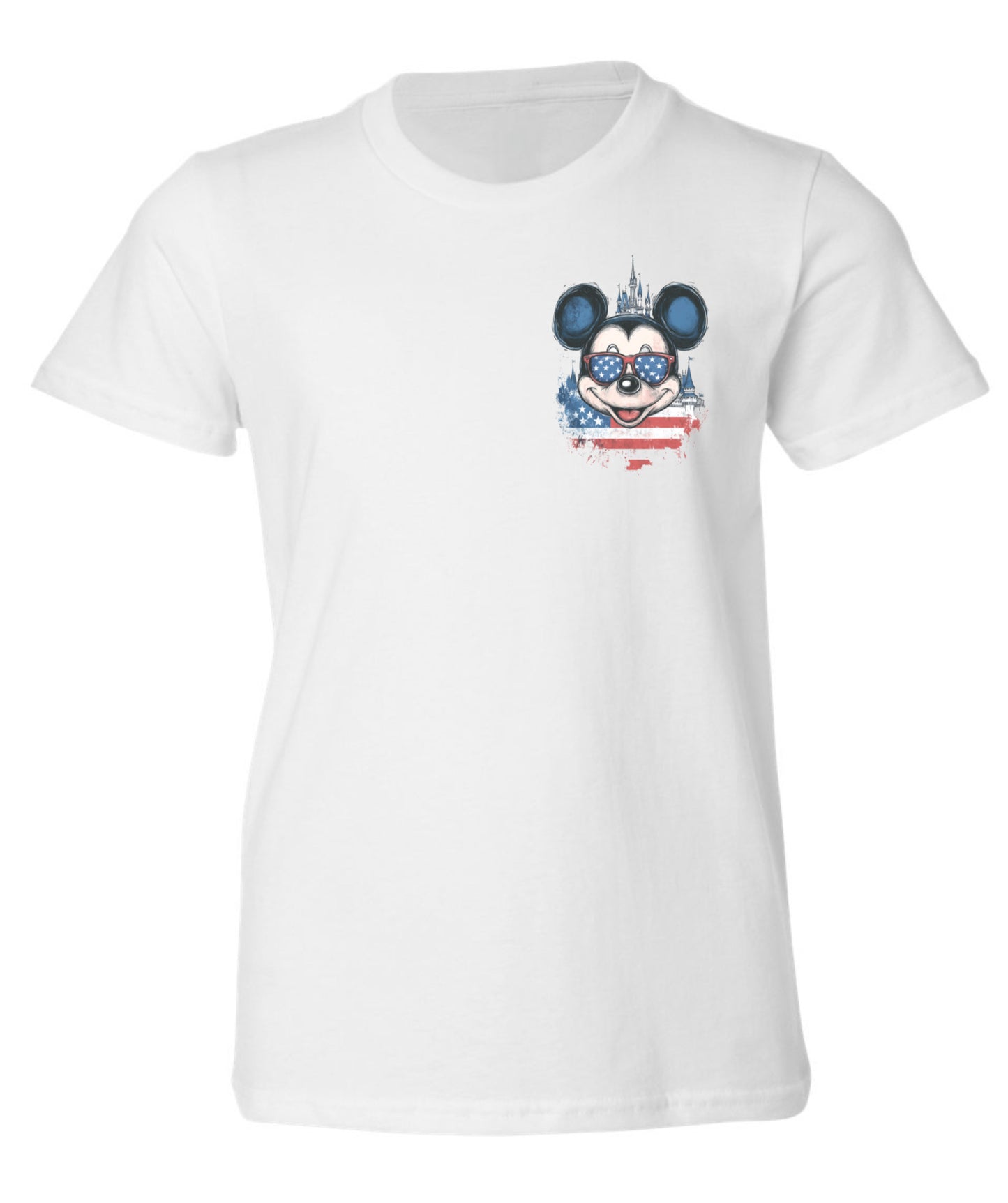 Red white and blue mouse
