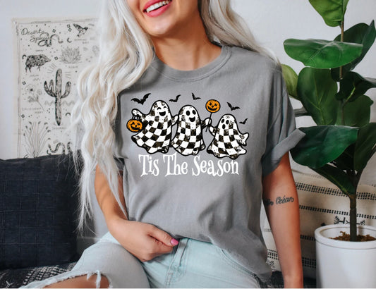 Tis the season checkered ghosts