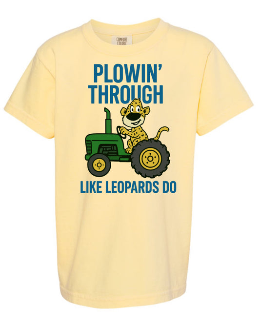 Plowing through like leopards do