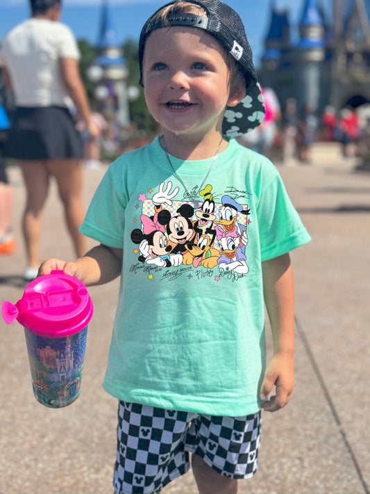 Mouse and friends with checks