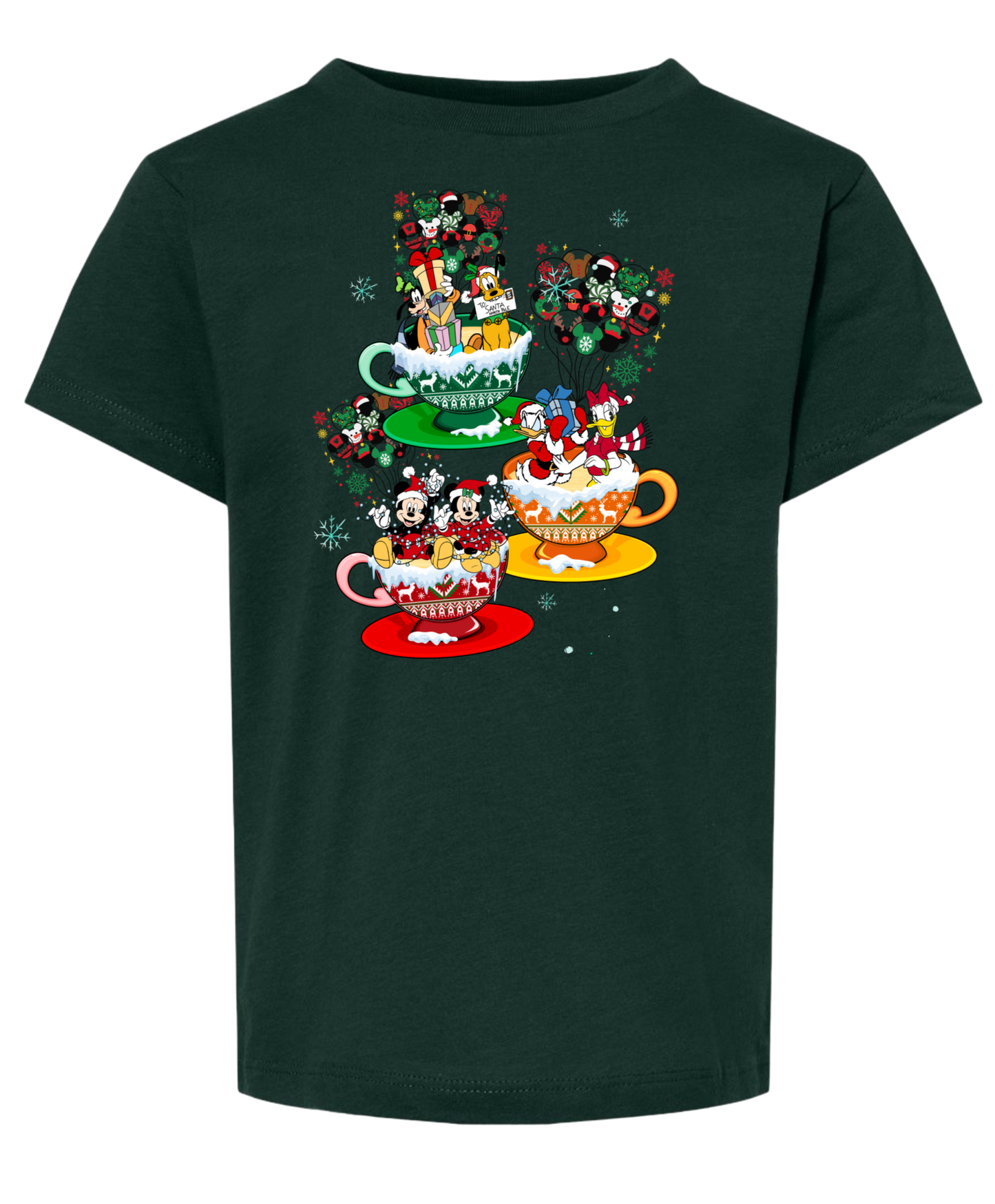 Christmas tea cups