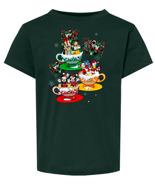 Christmas tea cups