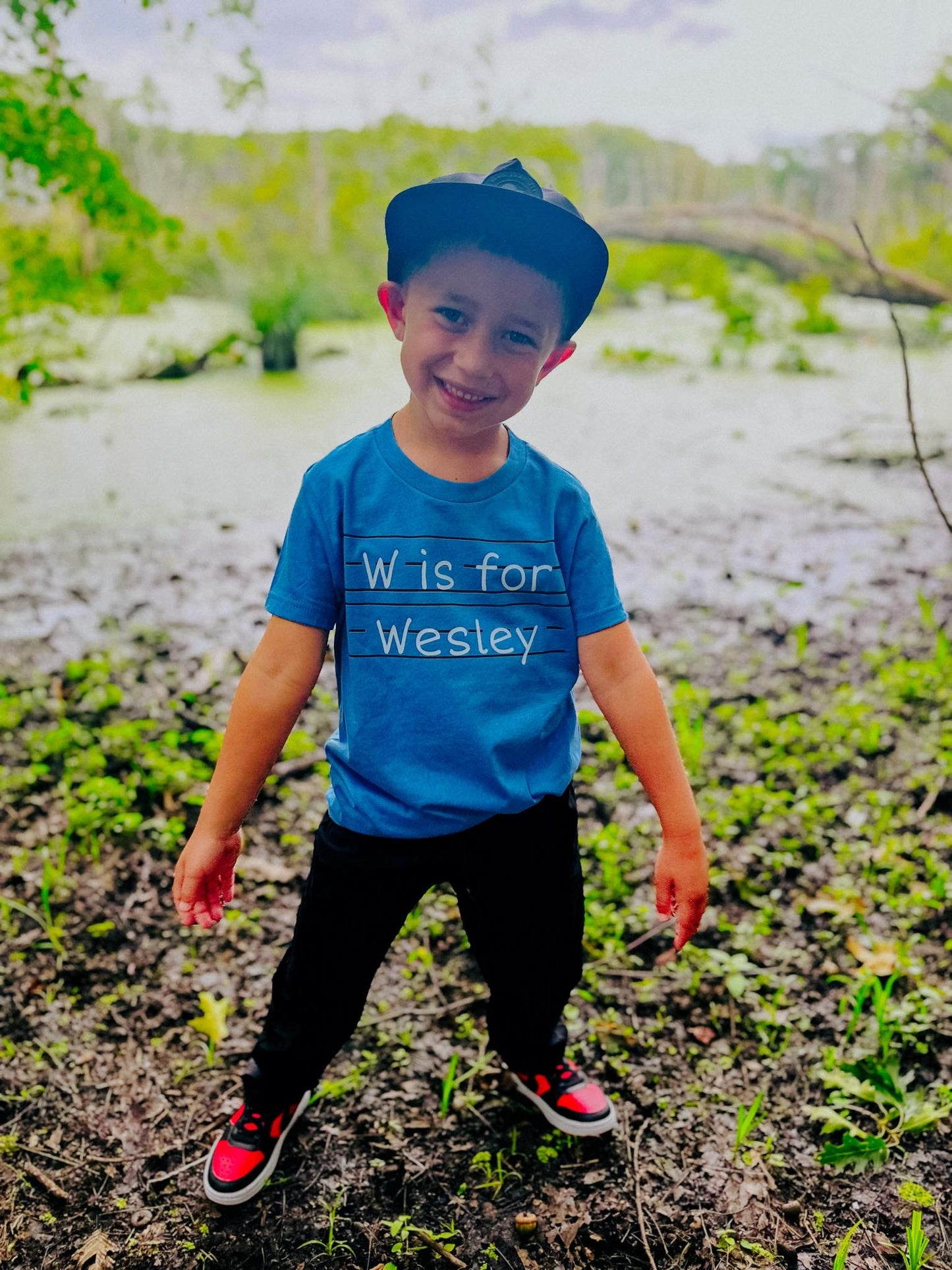 Initial is for name custom tee