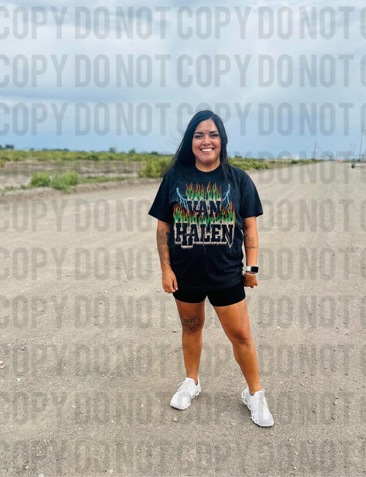 Van Halen flames