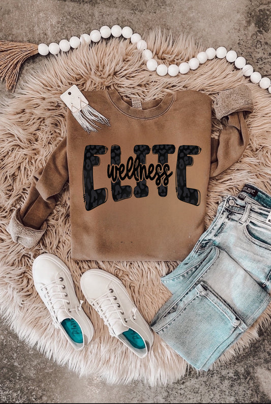 Elite wellness black leopard
