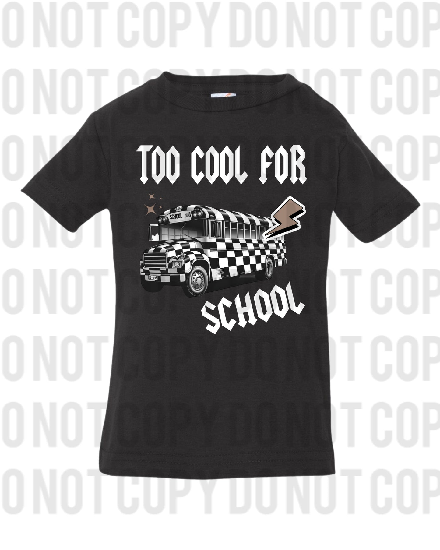 Too cool for school white