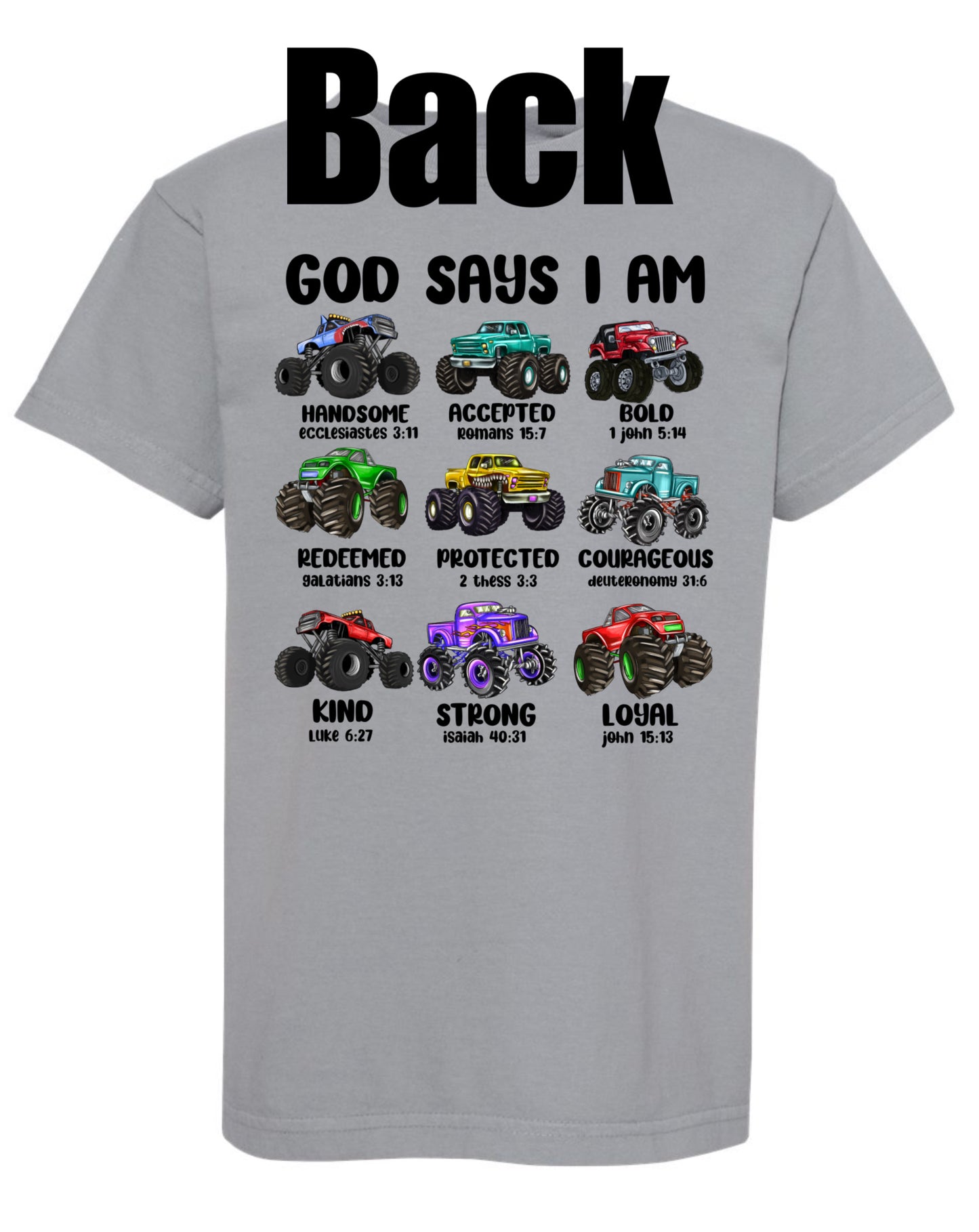 God’s monster truck crew/ God says monster trucks