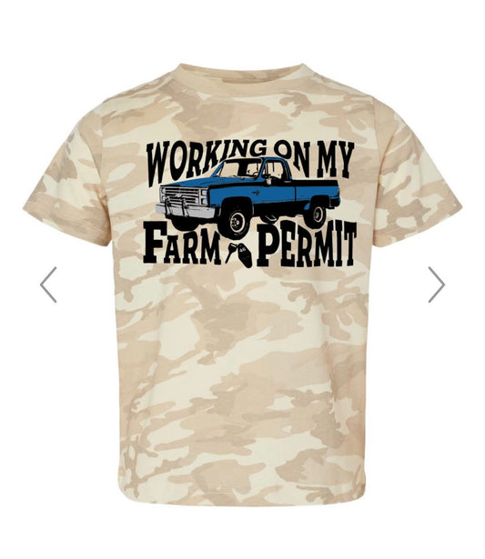 Working on my farm permit