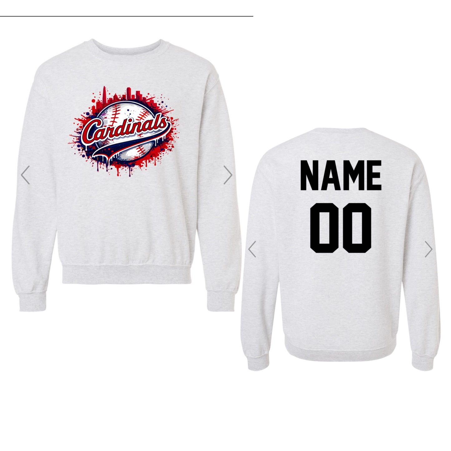 Cardinals baseball with name