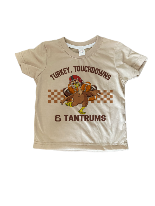 Turkey touchdowns and tantrums (tan)
