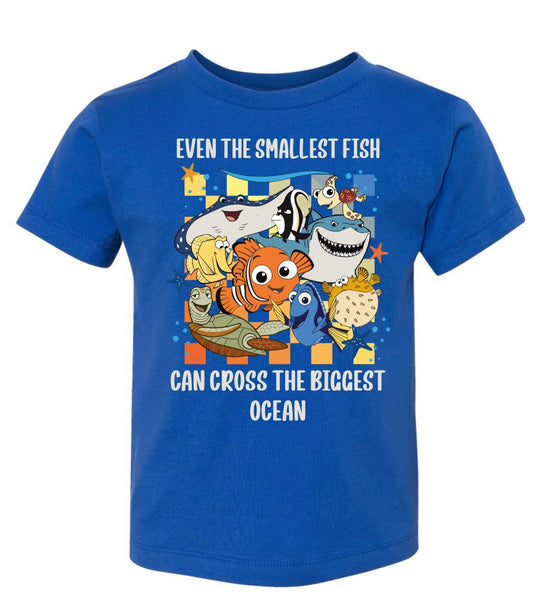 Even the smallest fish can cross the biggest ocean