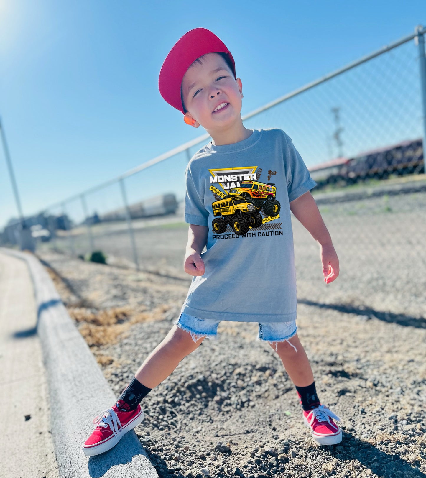 Proceed with caution monster truck