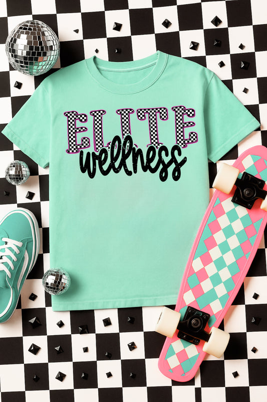 Elite wellness checkered