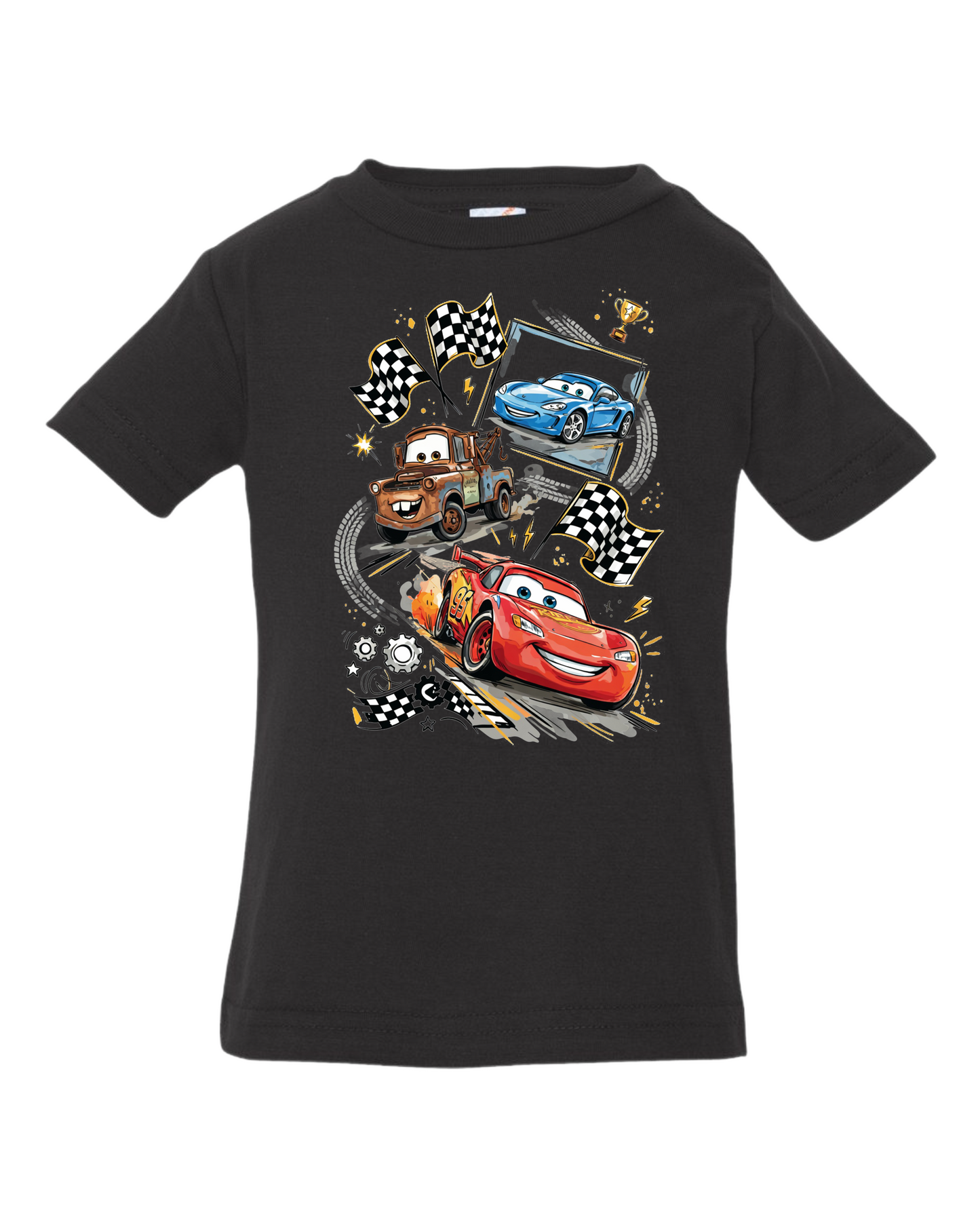 Cars racing