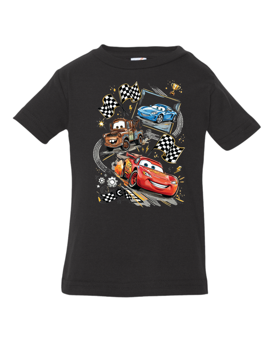 Cars racing