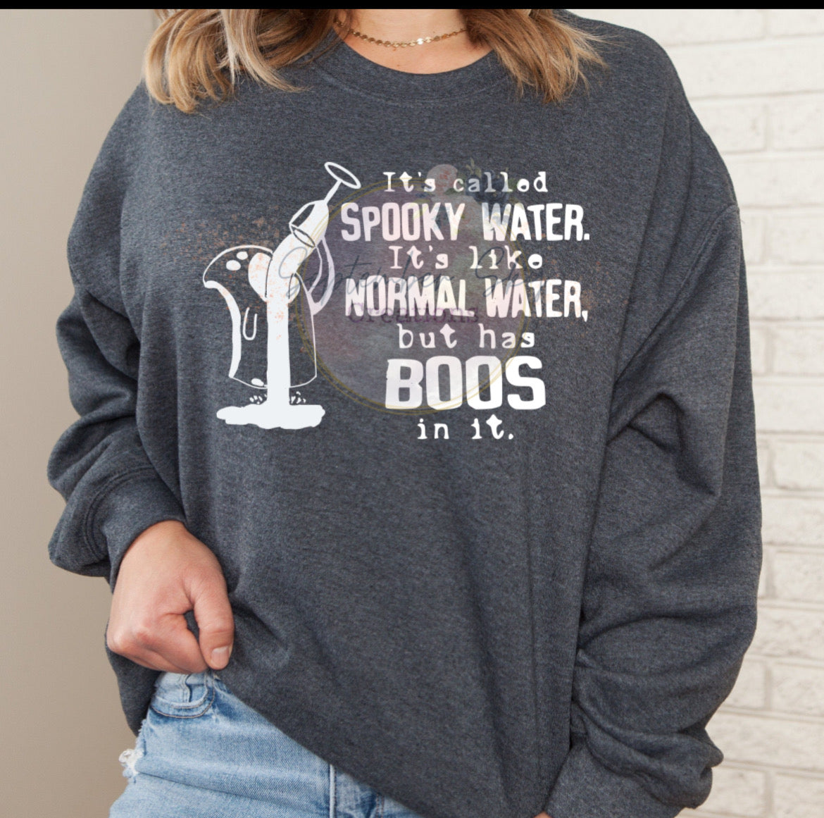 Spooky Water ( dark heather gray)