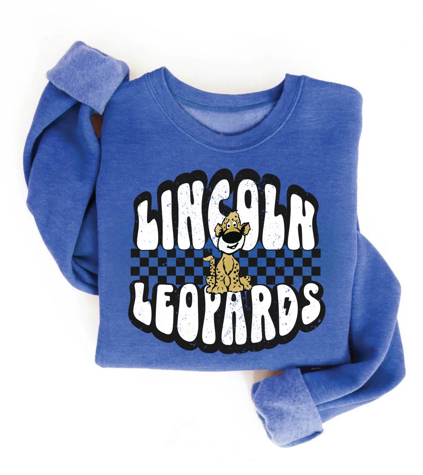 Lincoln leopards bubble letters
