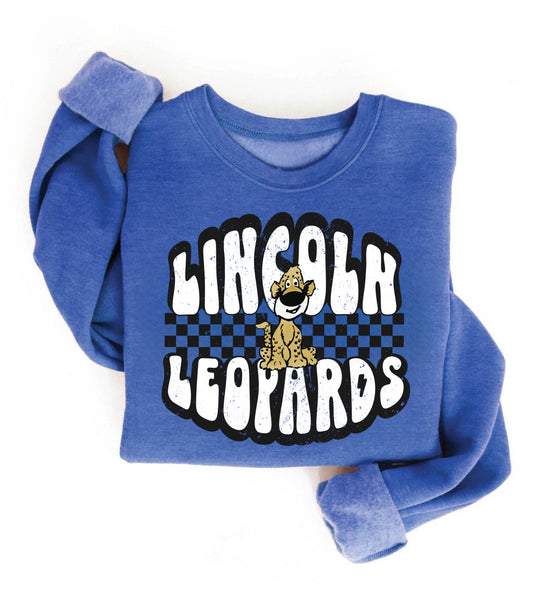 Lincoln leopards bubble letters