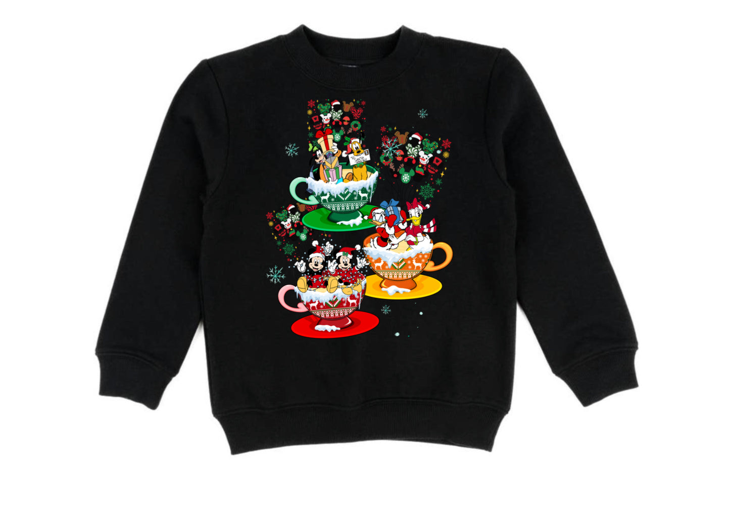 Mouse Christmas tea cups