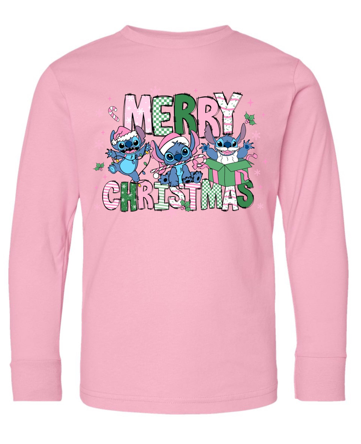 Merry Christmas blue guy long sleeve