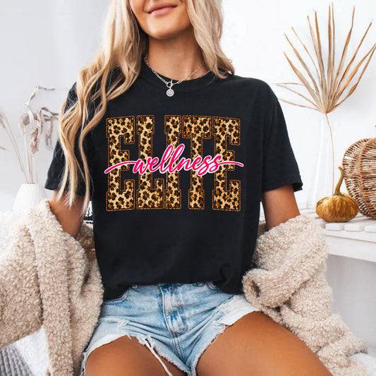 Elite wellness leopard with pink