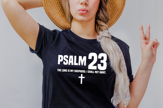 The lord is my Shepherd, I shall not want