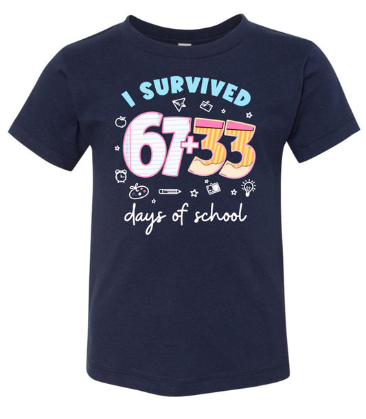 I survived 67 plus 33 days