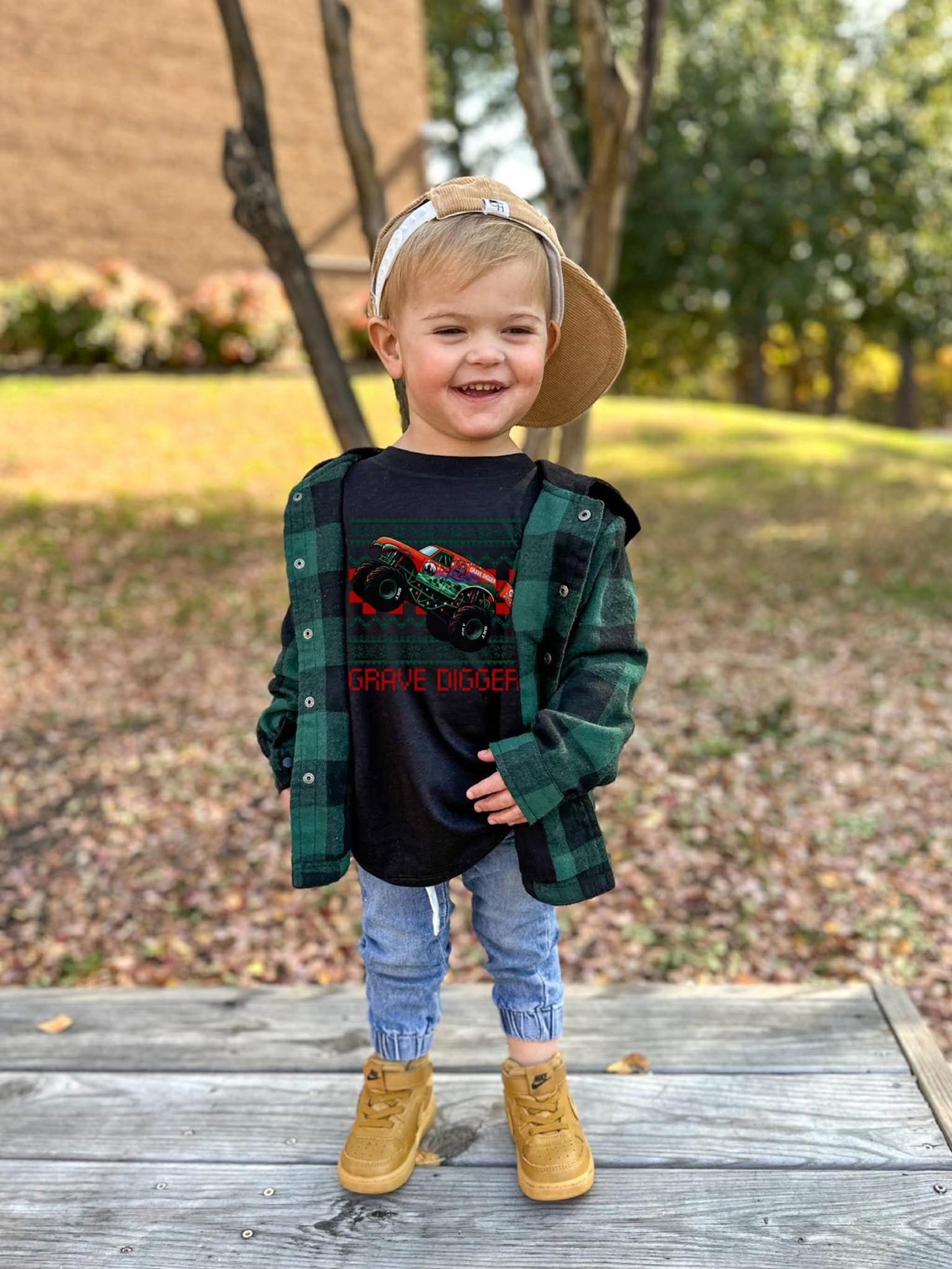 Grave digger monster truck Christmas