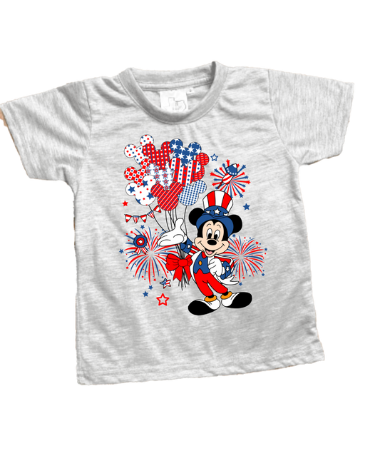 Red white blue boy mouse