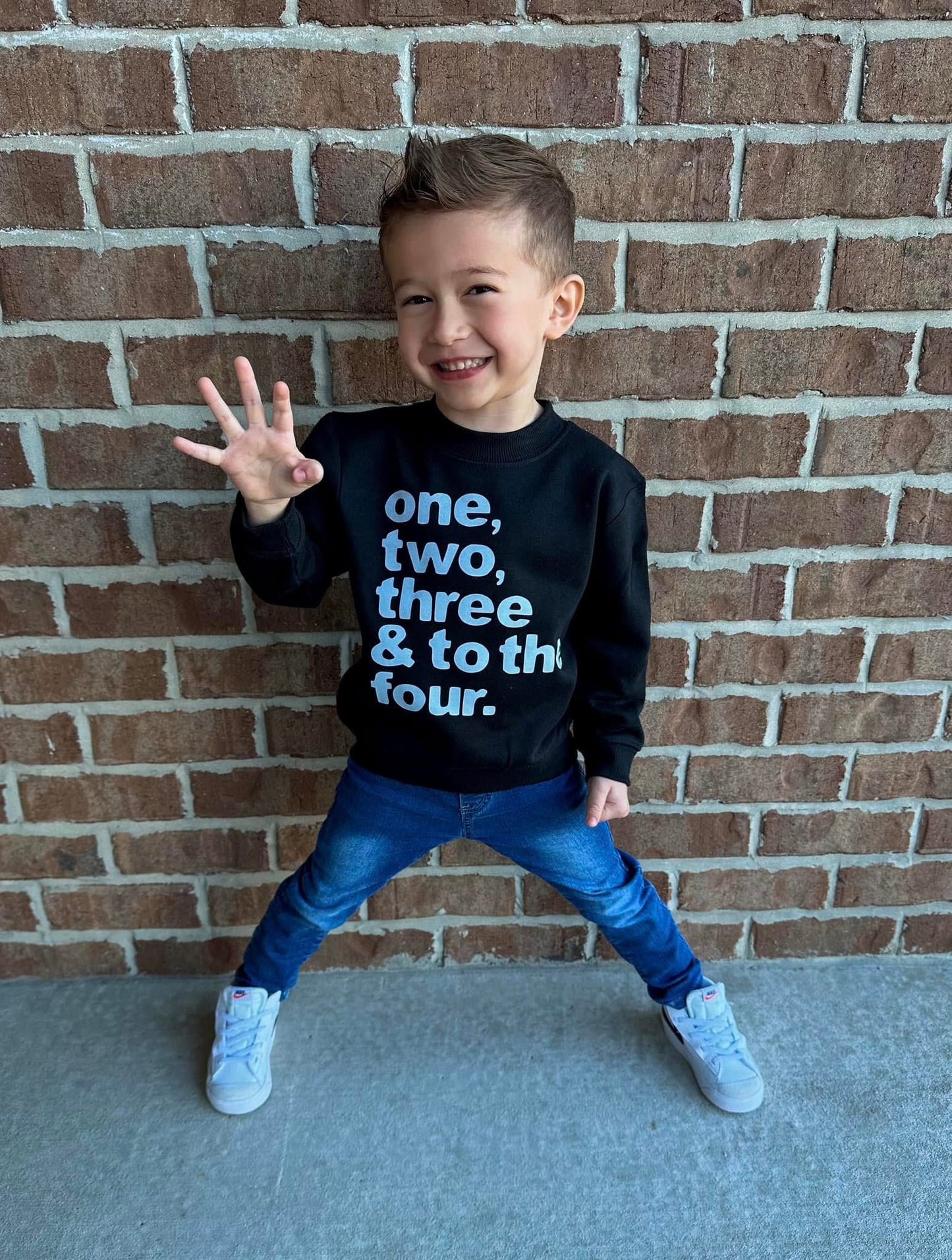 One two three and to the four