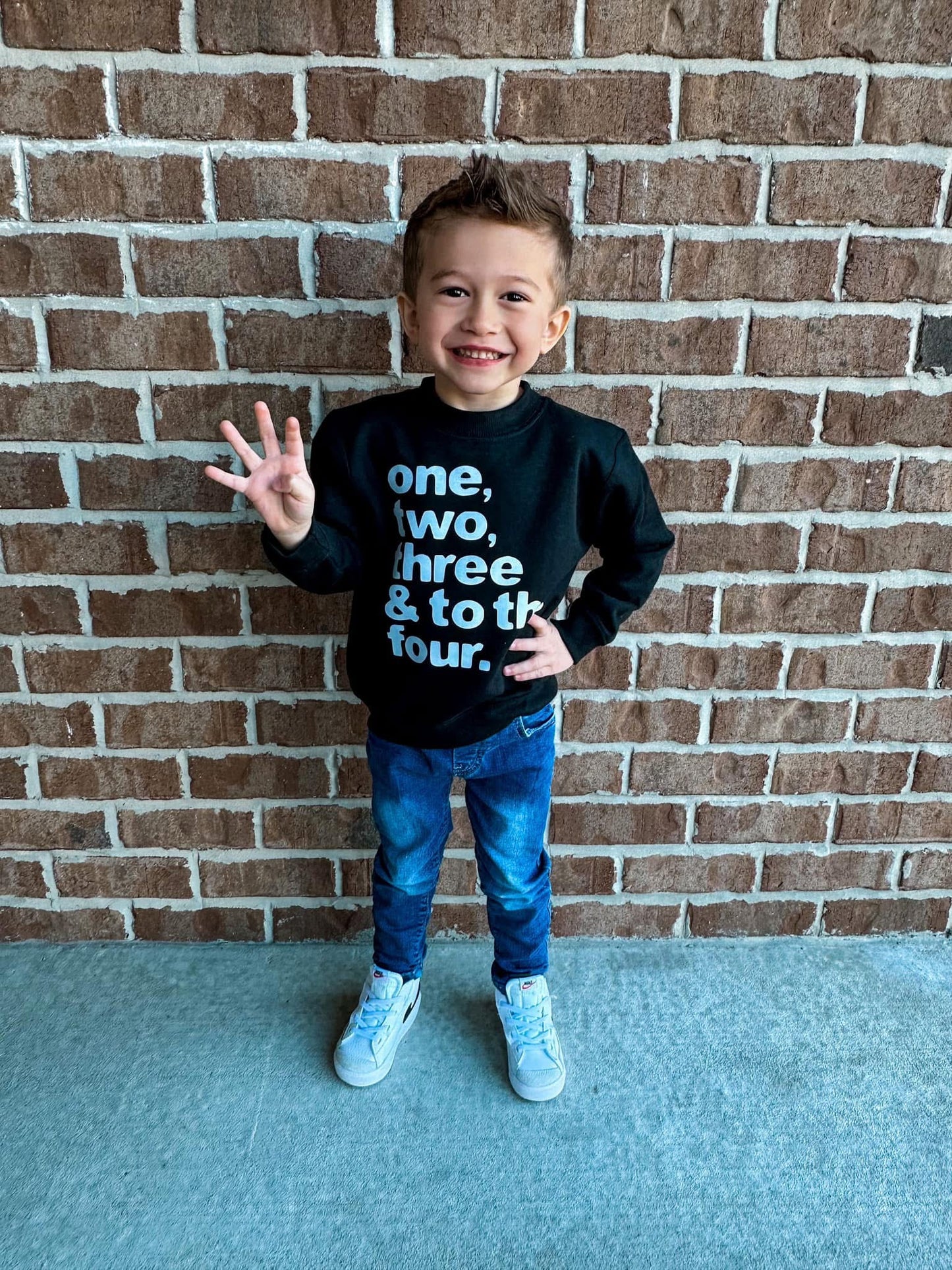 One two three and to the four