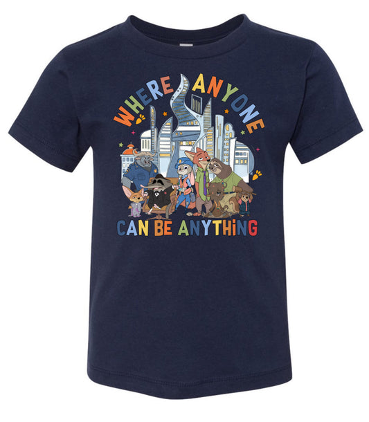 Where anyone can be anything zootopia