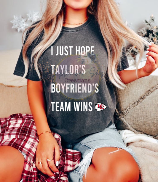 I just hope Taylor’s boyfriend’s team wins