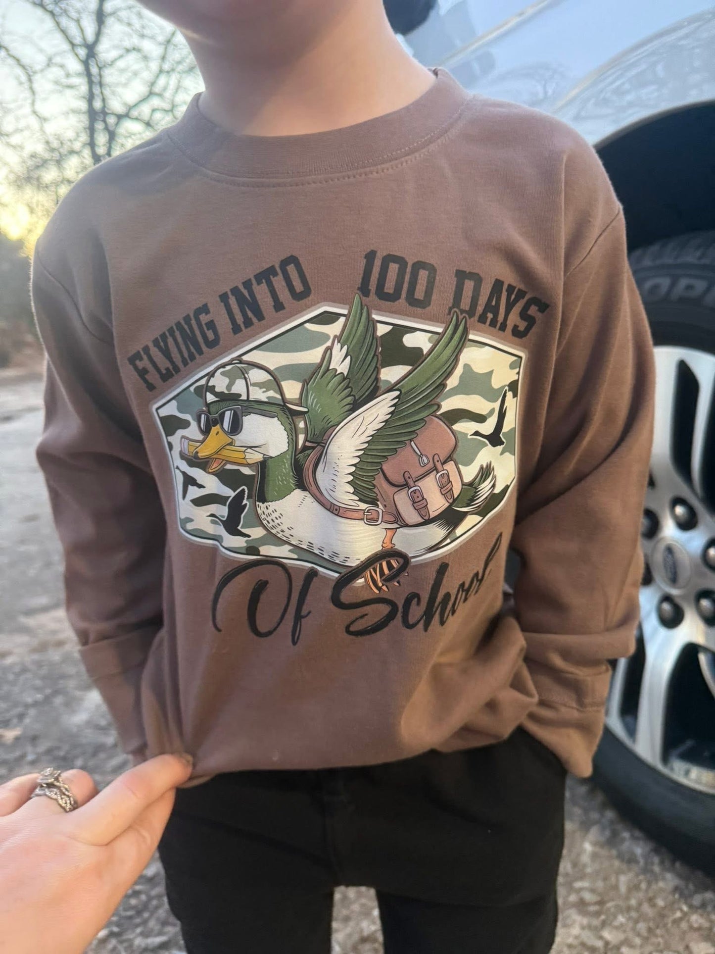 Flying into 100 days of school