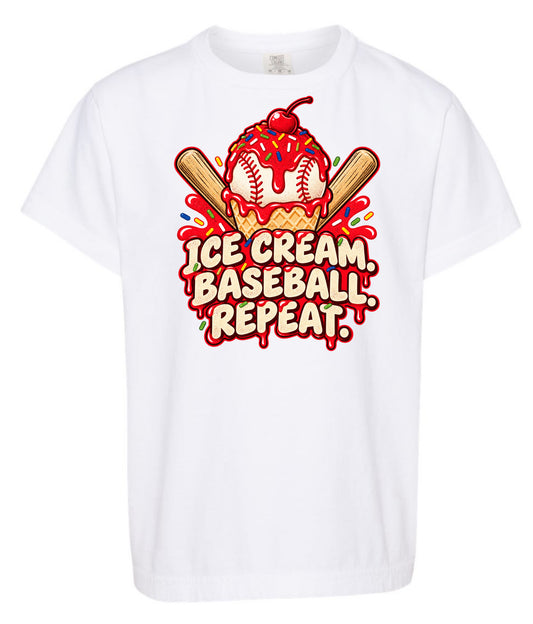 Ice cream baseball repeat
