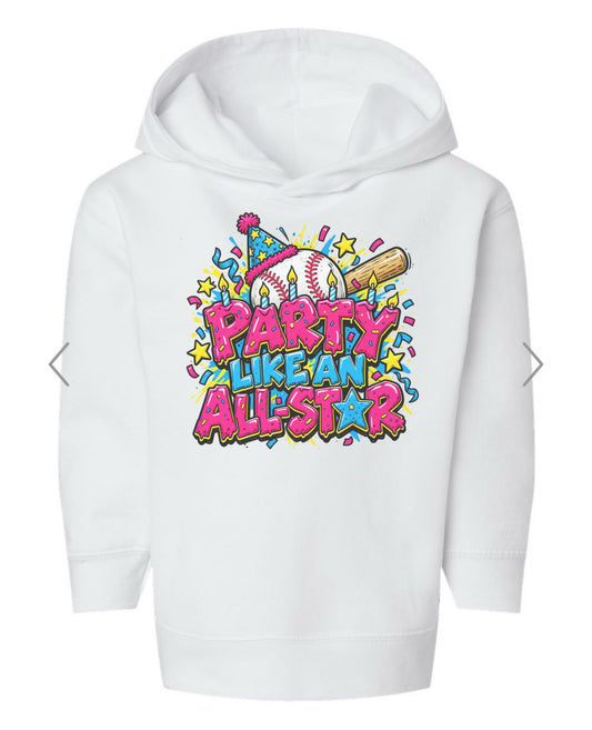 Party like an all star baseball