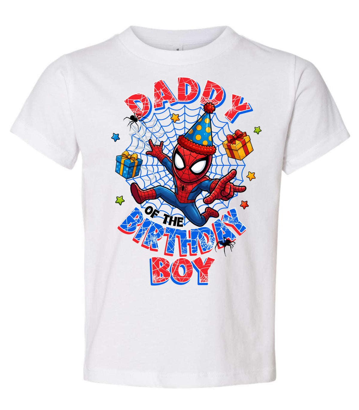 Spider daddy of the birthday boy