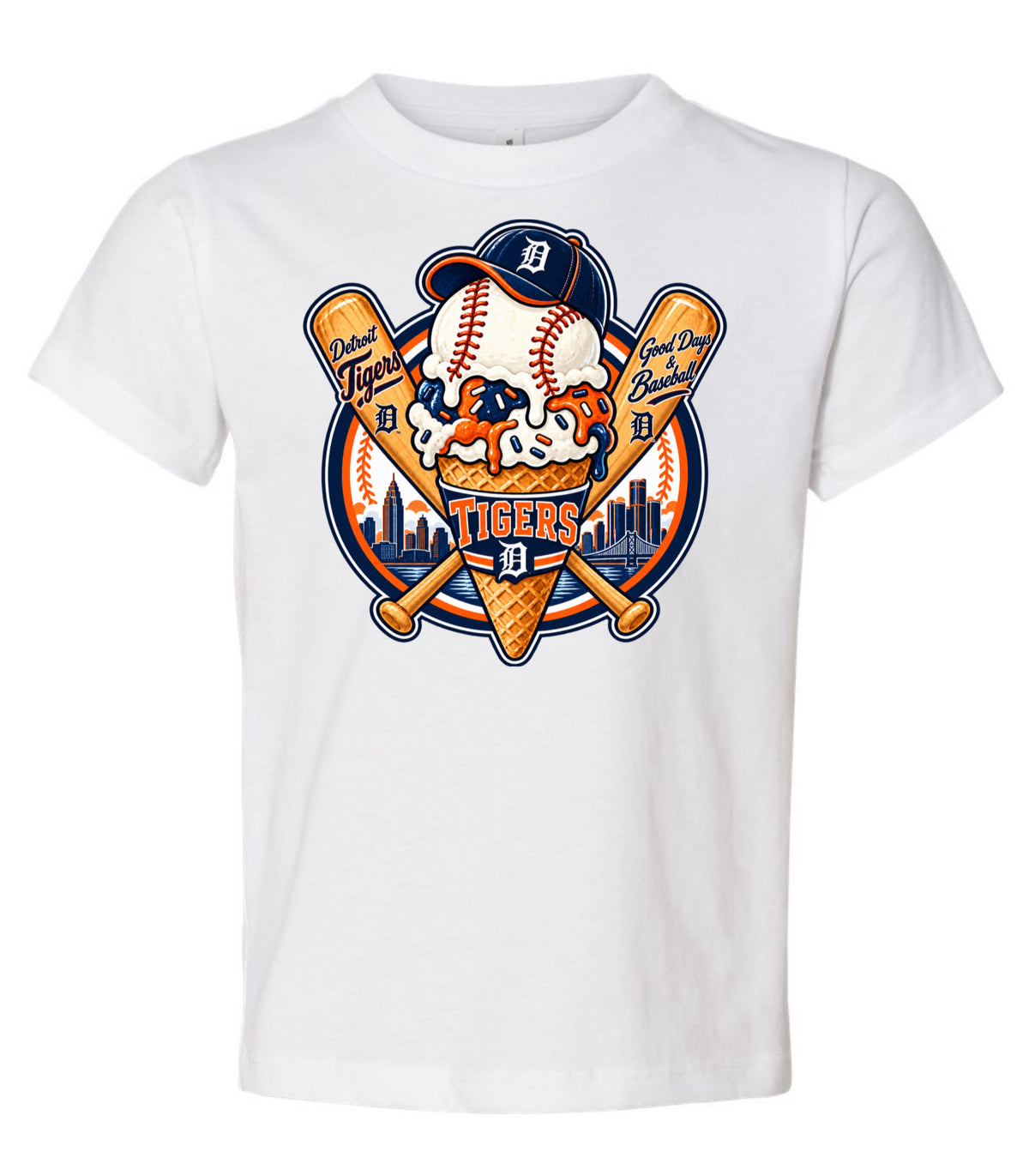 Tigers ice cream baseball